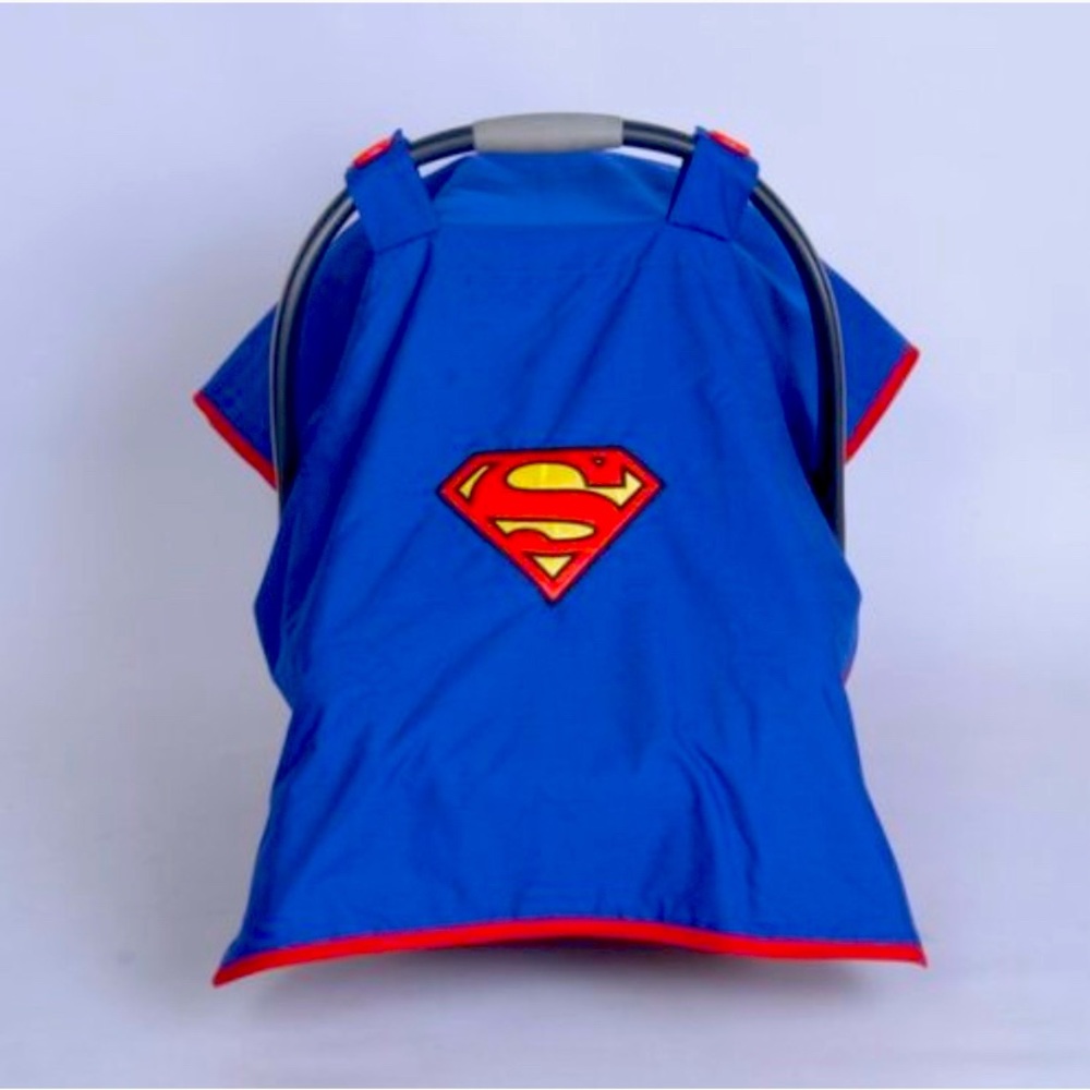 Custom Superman Carseat Canopy